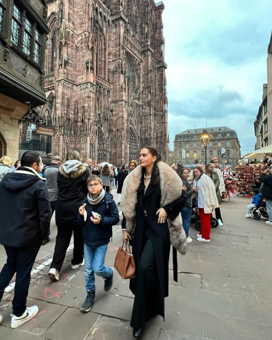 Fahriye Evcen'in Strazburg paylaşımları