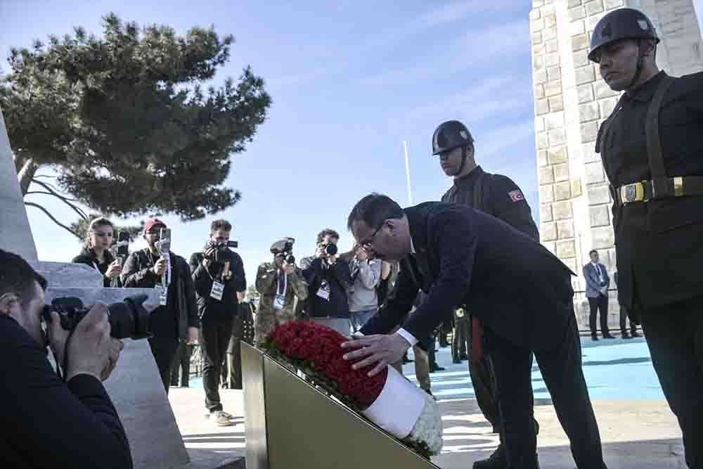 57. Alay Vefa Yürüyüşünün tamamlandığı Conkbayırı Anıtı'nda tören düzenlendi 