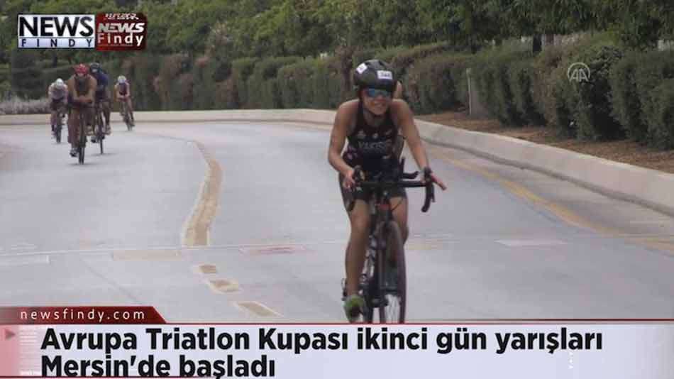 Avrupa Triatlon Kupası ikinci gün yarışları Mersin'de başladı