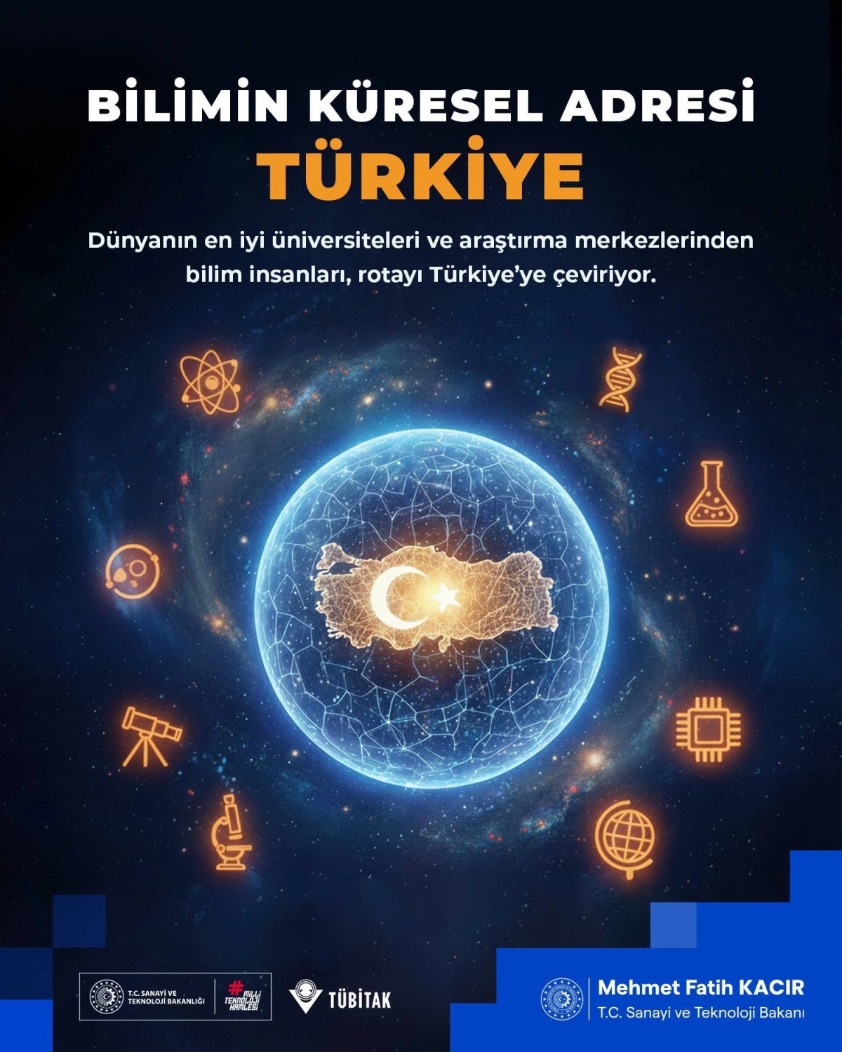 Bakan Kacır: D&uuml;nyanın En İyi &Uuml;niversitelerinden Bilim İnsanları T&uuml;rkiye&rsquo;yi Tercih Ediyor