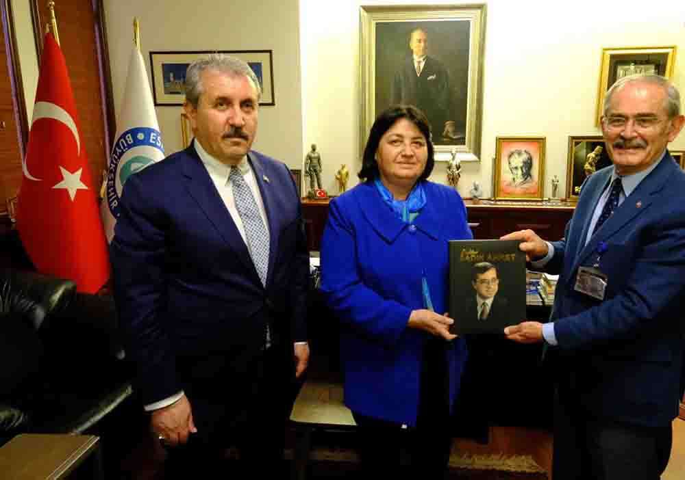 BBP  Genel Başkanı Mustafa Destici Yılmaz Büyükerşen’i ziyaret etti. 