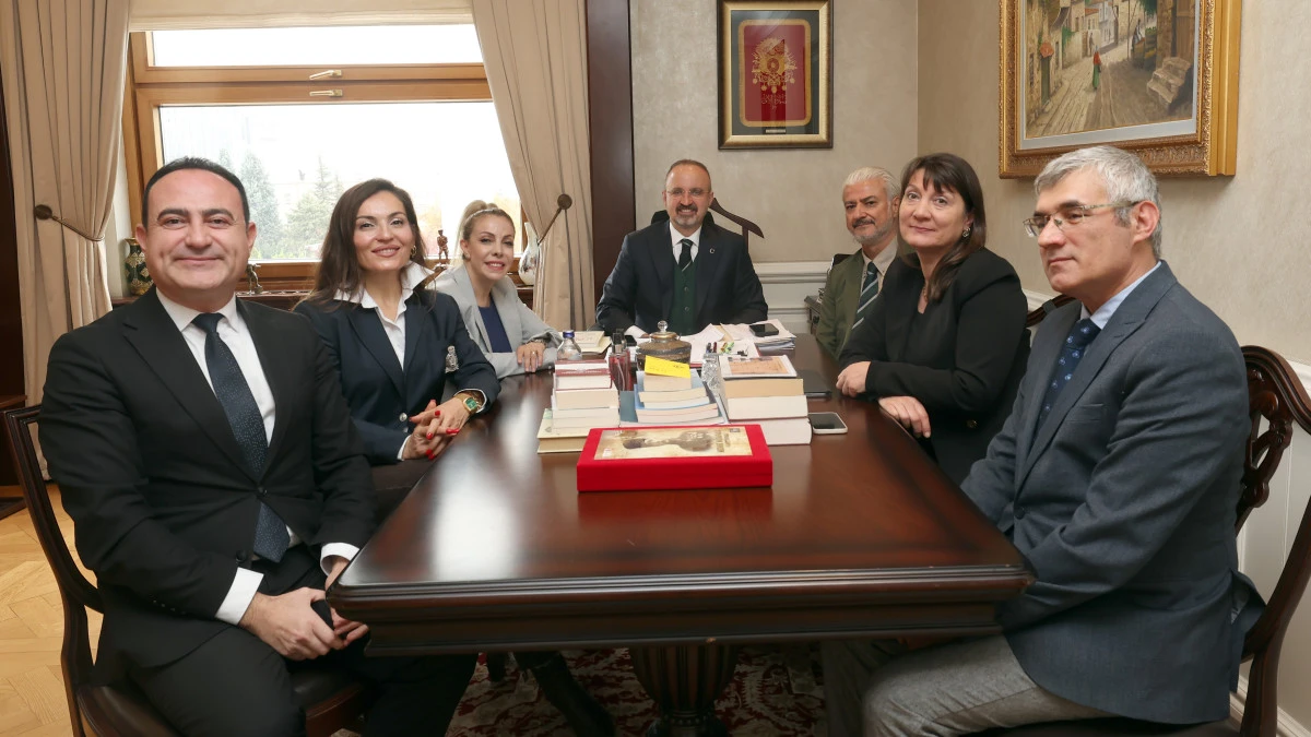 Bülent Turan, Muhabirler Derneği heyetini kabul etti