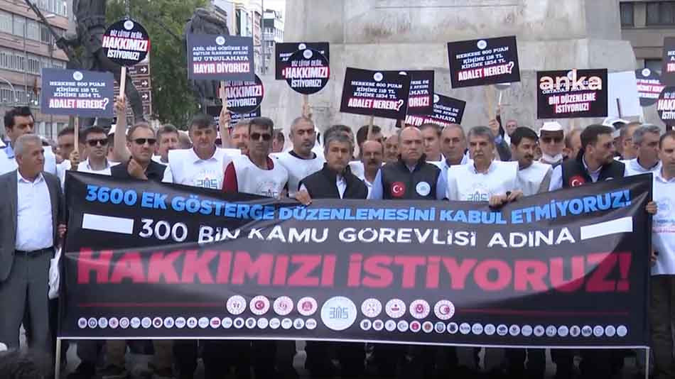 Büro Memur-Sen'den Ankara’da Eylem: “3600 Ek Gösterge Düzenlemesine Tüm Kamu Görevlilerini Dahil Edin”