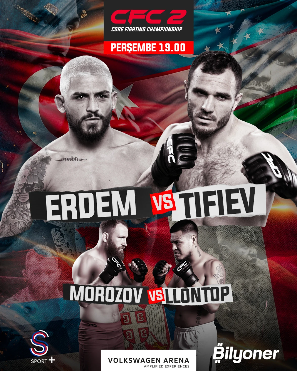 CFC, 2. Dövüş Gecesiyle Sadece S Sport Plus’ta! 