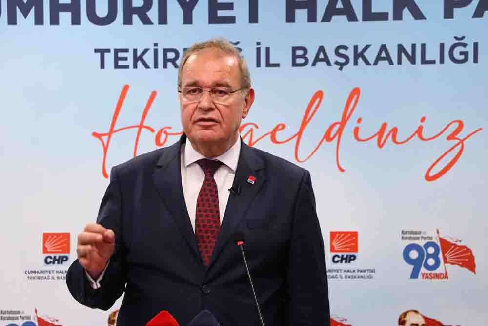 CHP Parti Sözcüsü Öztrak Tekirdağ'da