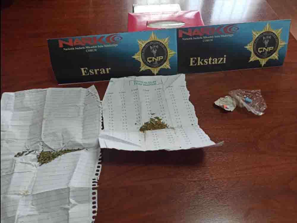 Çorum da uyuşturucu operasyonunda yakalanan 11 kişiden 2si tutuklandı 