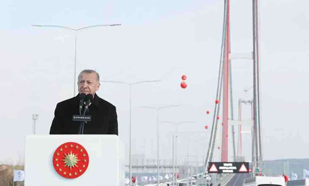Cumhurbaşkanı Recep Tayyip Erdoğan, 1915 Çanakkale Köprüsü nün açılış töreninde geçiş fiyatını açıkladı 