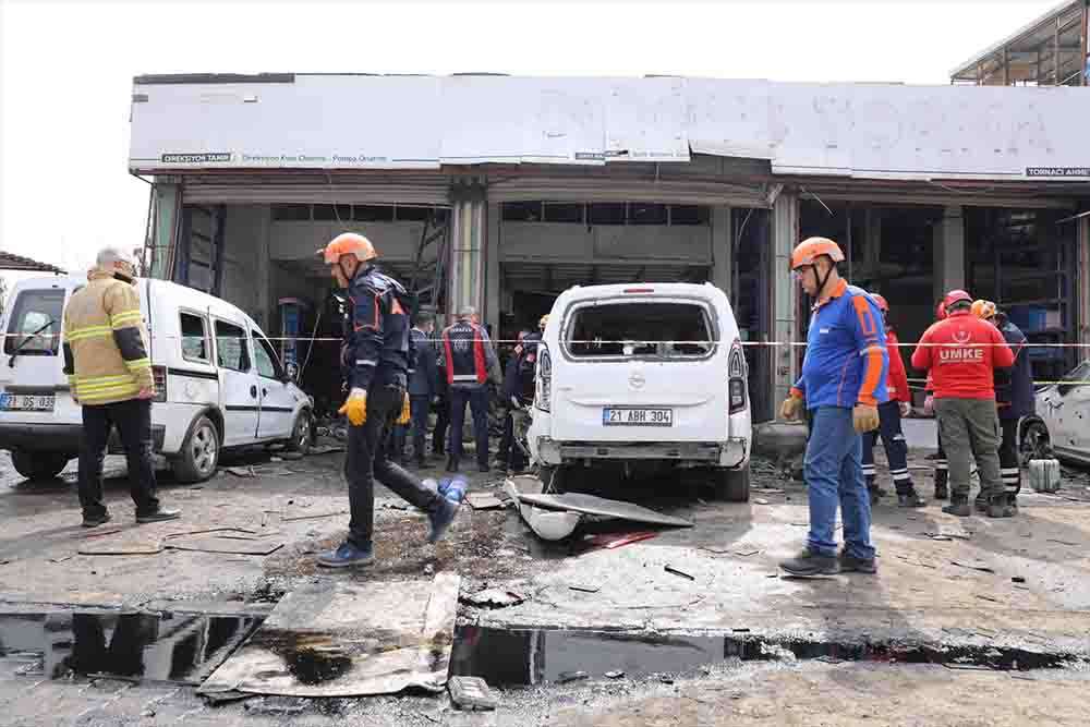 Diyarbakır sanayi sitesinde patlama oldu