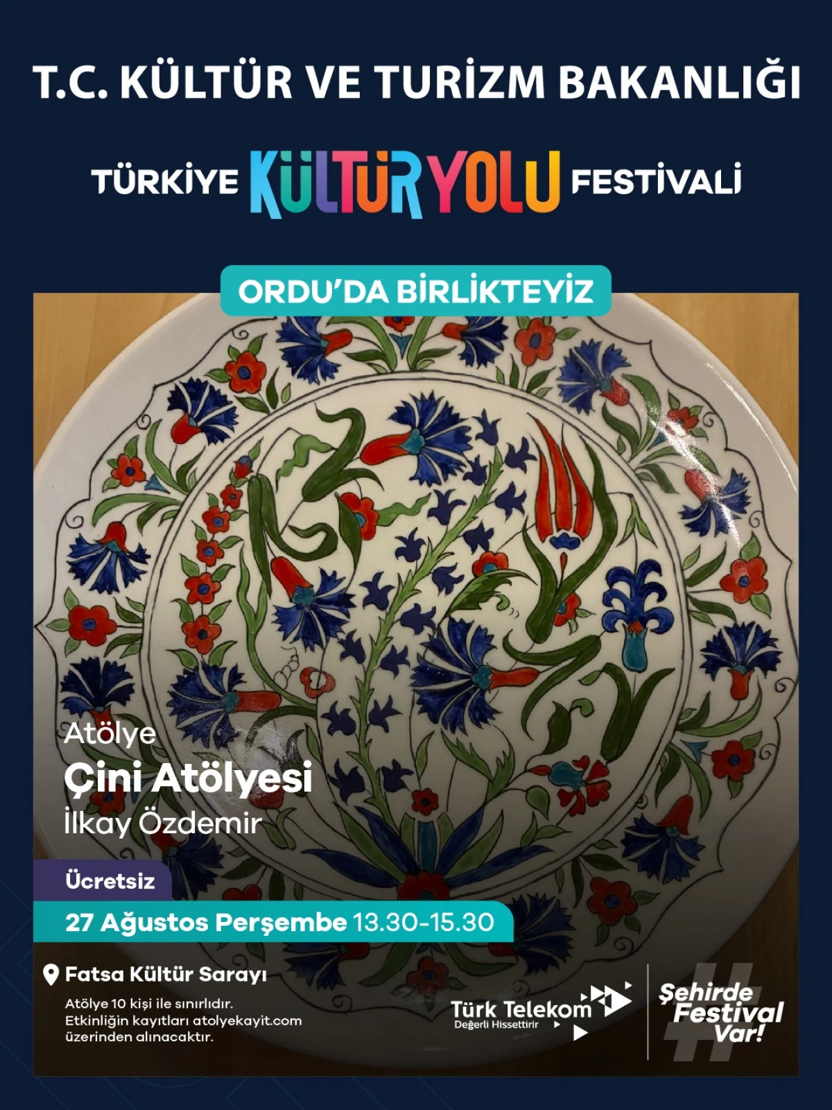 Dokuz G&uuml;n S&uuml;recek Dev Festival: Konser, Sergi Ve At&ouml;lyelerle Ordu K&uuml;lt&uuml;r Sanata Doyacak!
