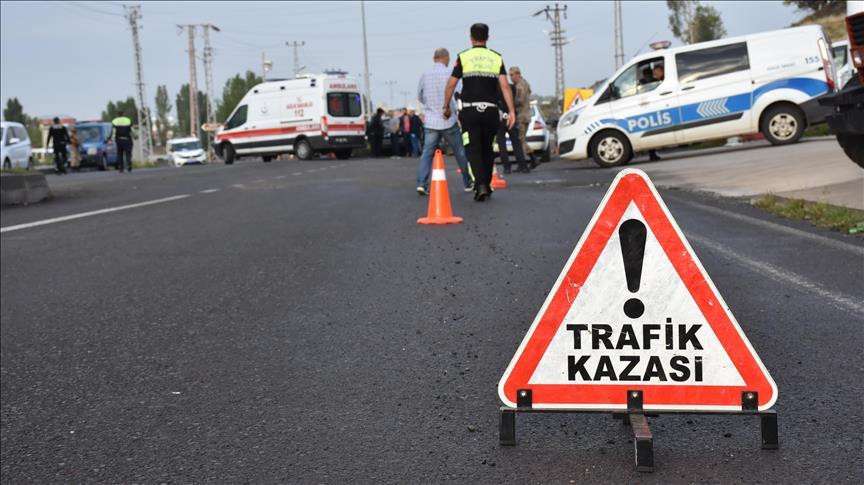  Erzurum'da zincirleme trafik kazası