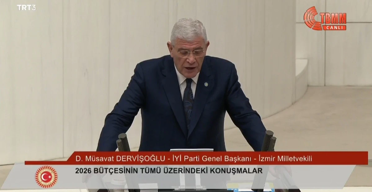 İYİ Parti'den 2026 Bütçesine Ret: 