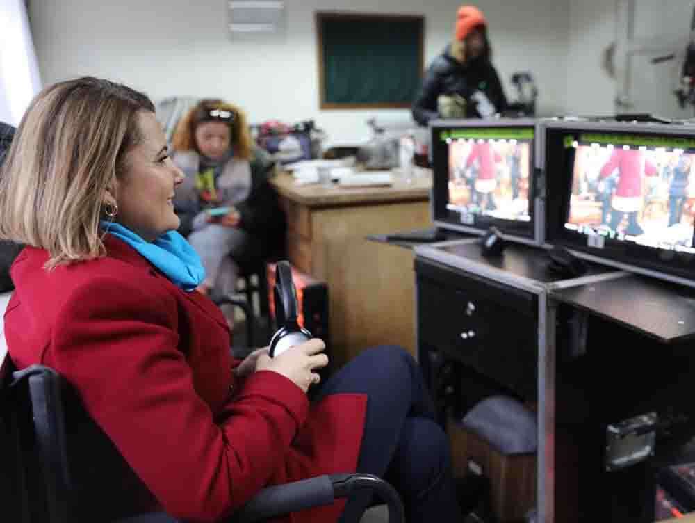 İzmit Belediye Başkanı Fatma Kaplan Hürriyet, Leyla Hanım film setine ziyarette bulundu. 