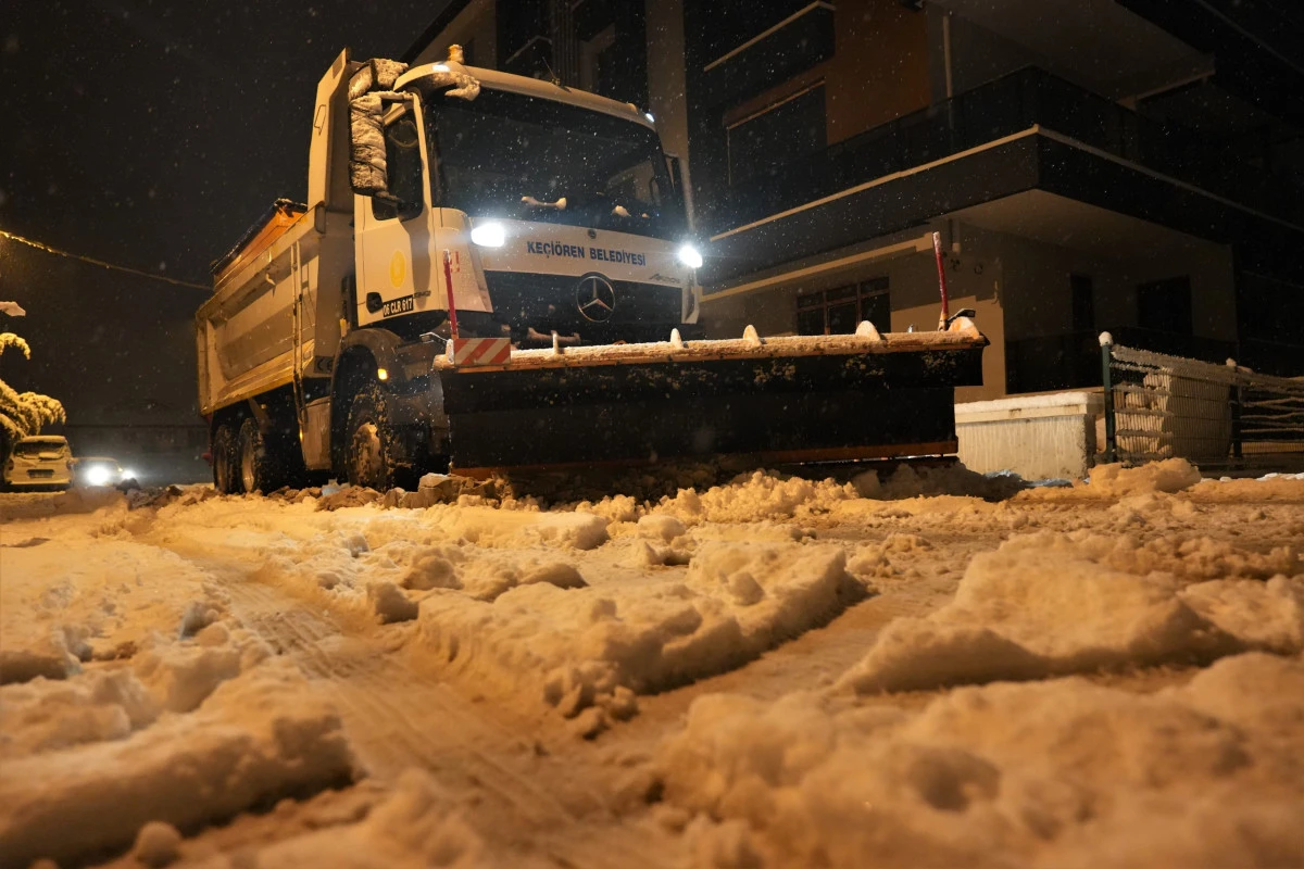 Ke&ccedil;i&ouml;ren Belediyesi&rsquo;nden Karla M&uuml;cadelede Seferberliği