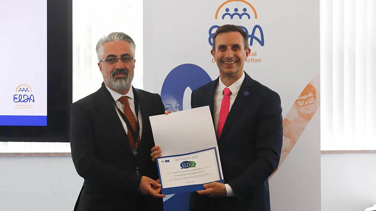 Ke&ccedil;i&ouml;ren Belediyesi&rsquo;ne Avrupa&rsquo;dan B&uuml;y&uuml;k &Ouml;d&uuml;l: Yerel Demokraside -Partner Sertifikası-