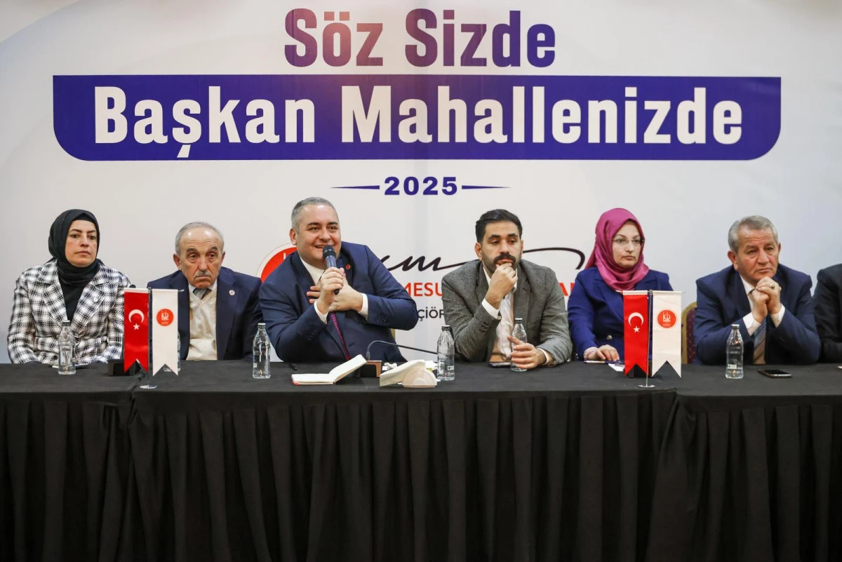 Keçiören'de 'Söz Sizde' Buluşmalarıyla Halkın Sorunlarına Anında Çözüm