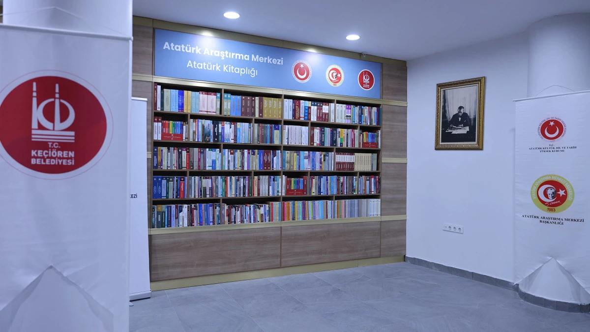Ke&ccedil;i&ouml;ren&rsquo;de Tarihi Buluşma: Atat&uuml;rk Kitaplığı Ziyaret&ccedil;ilere A&ccedil;ıldı