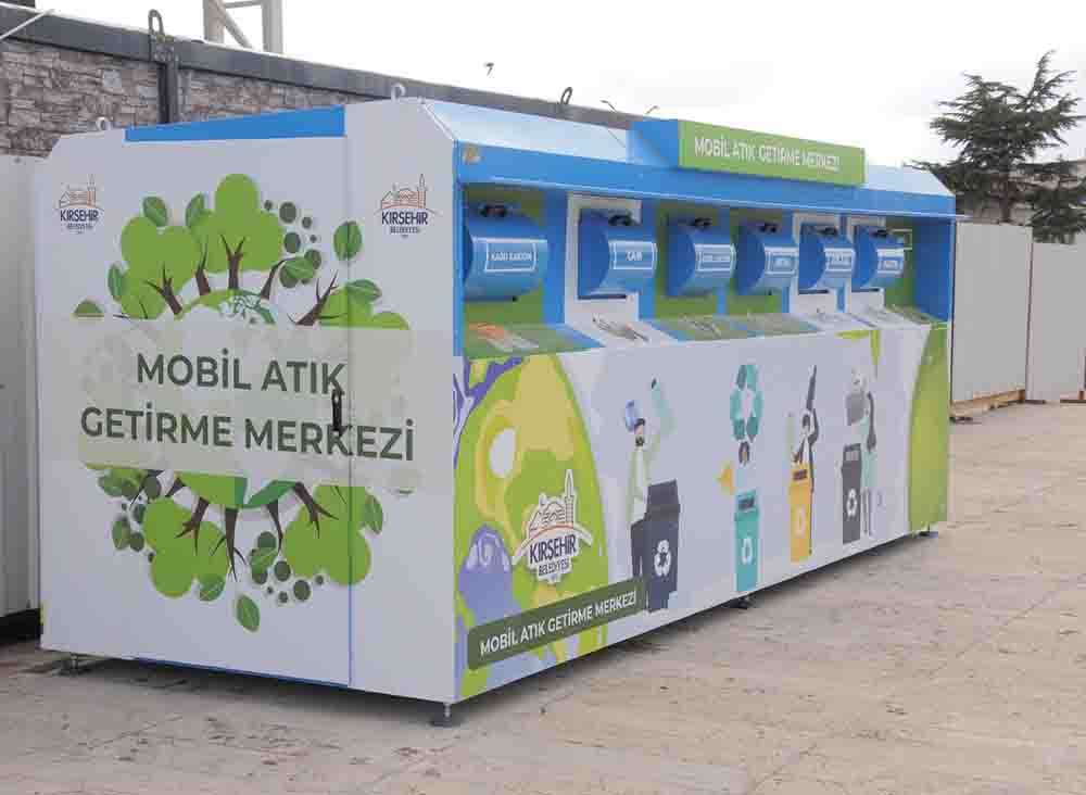 Kırşehir Belediyesi Geri Dönüşüm Kumbarası  uygulamasını hayata geçirdi. 