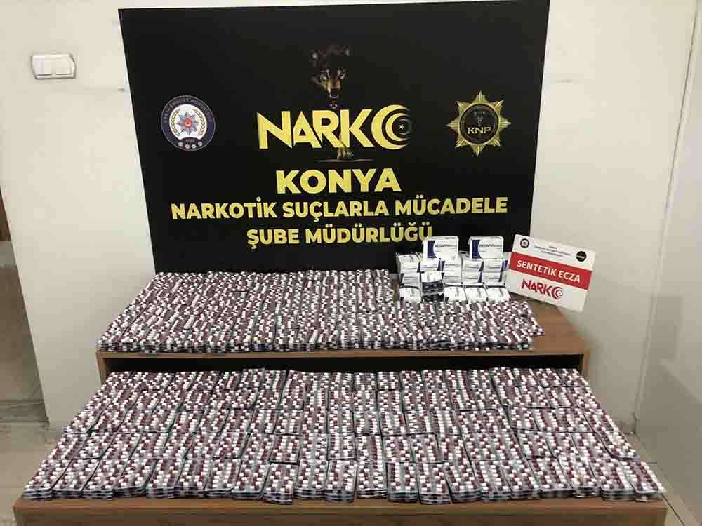 Konya'da uyuşturucu operasyonlarında 48 şüpheli yakalandı