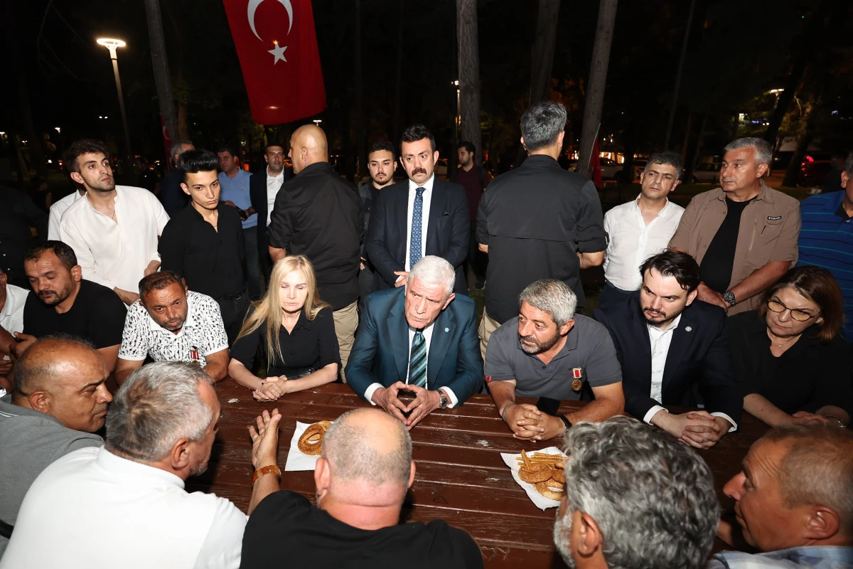 Kurtuluş Parkı&rsquo;ndaki Olayların Ardından Zirve N&ouml;beti: Dervişoğlu Er Şehit Yakınları Ve Gazilerin Yanında!