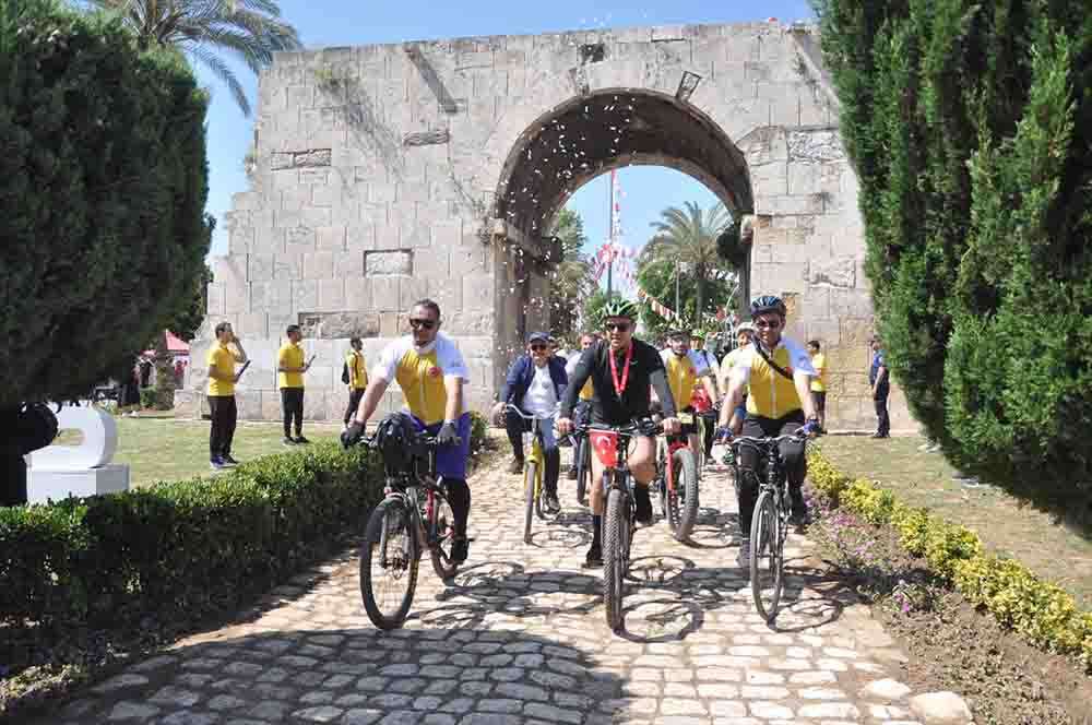 Mersin'de Kleopatra Bisiklet Festivali başladı