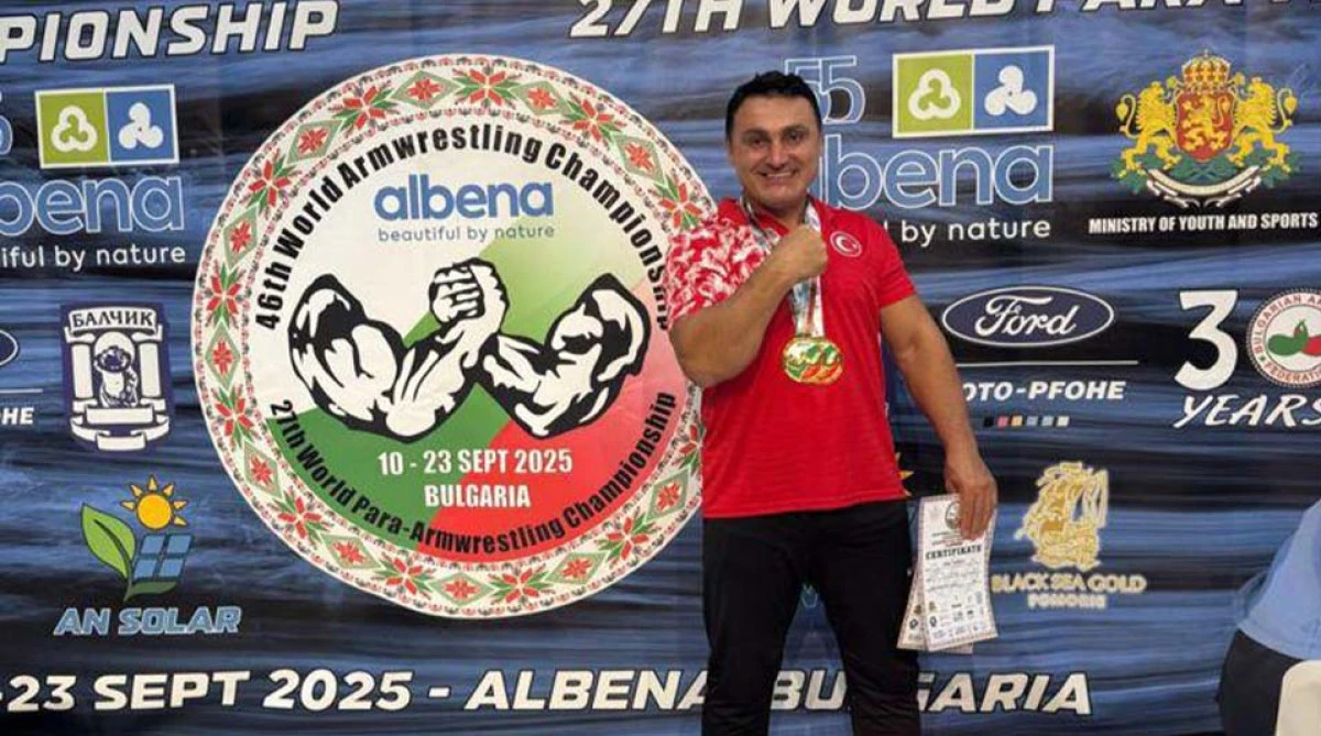 Milli Bilek Güreşçisi Ünal Türker’den Çifte Avrupa ve Dünya Şampiyonluğu