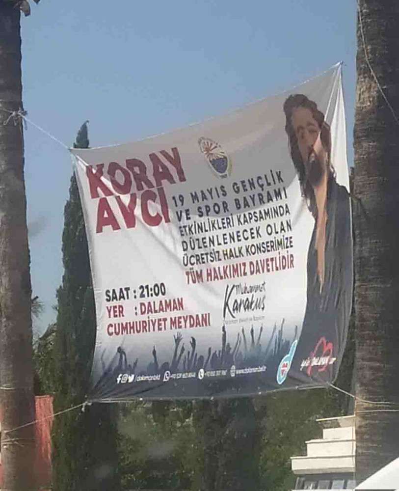 Muğla'da AK Parti 'li Dalaman Belediyesi, 19 Mayıs Afişinde Atatürk'ün adını unuttu 