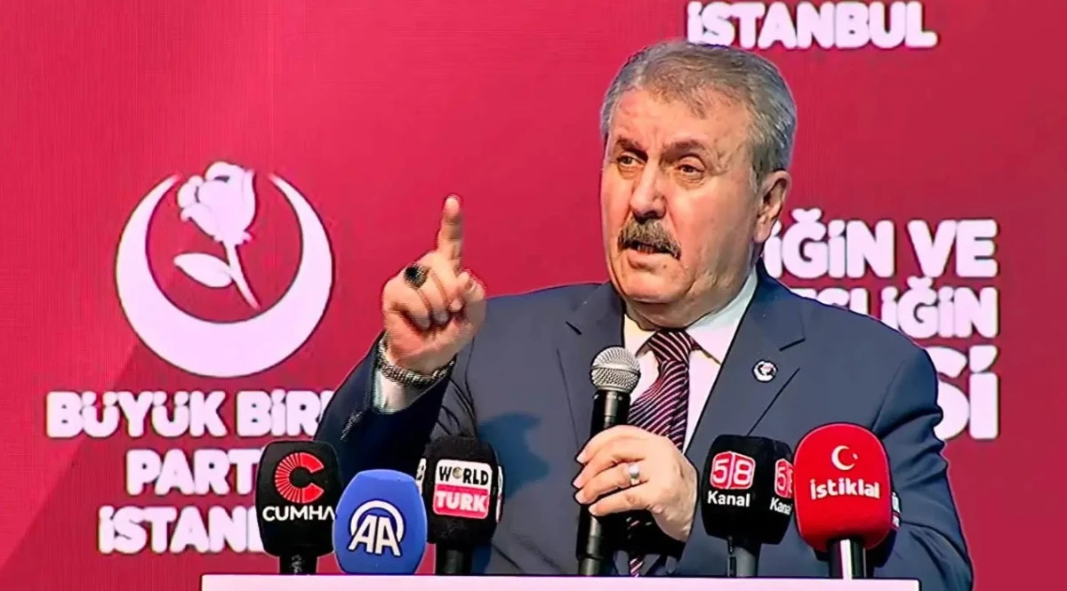 Mustafa Destici, T&uuml;m Kesimlerin Hakları Adalet &Ccedil;er&ccedil;evesinde İade Edilmeli