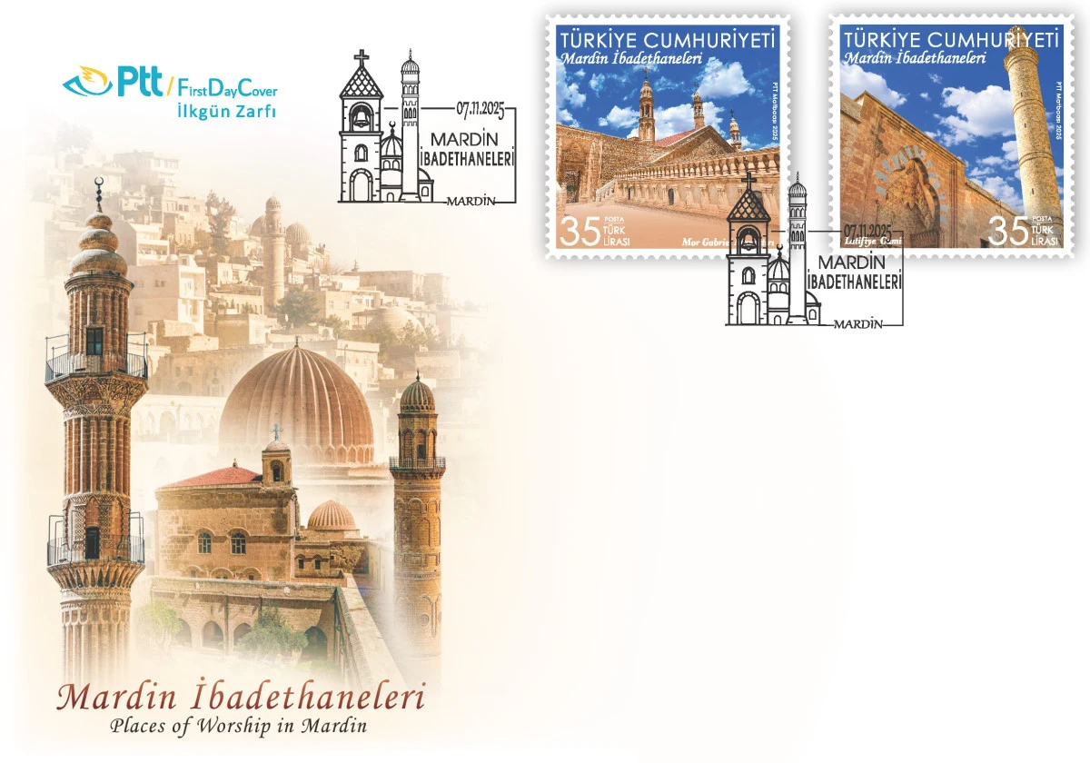 PTT’den Mardin’e Özel Seri: “İbadethaneler” Pulu Satışta!