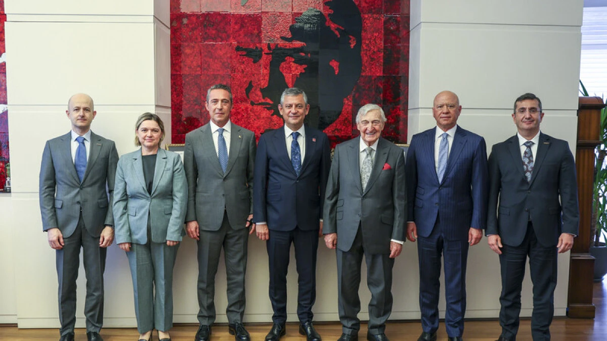 Rahmi ve Ali Ko&ccedil;&rsquo;tan CHP Lideri &Ouml;zel&rsquo;e Ziyaret