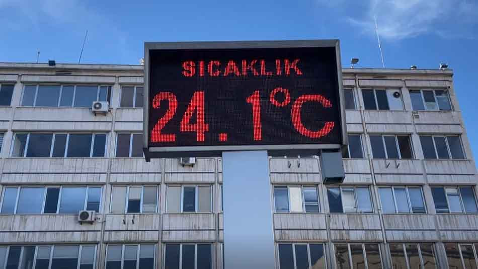 Samsun'da hava sıcaklığı 24 dereceye kadar çıktı