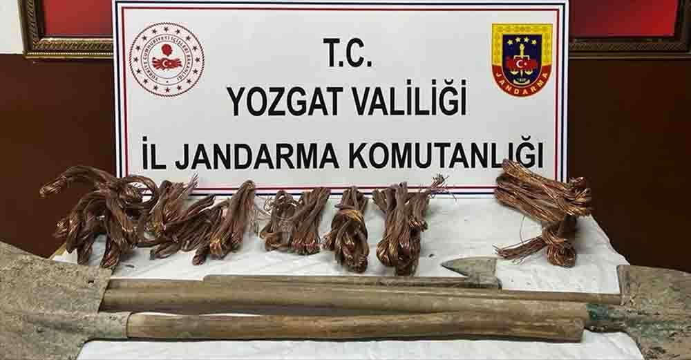 Yozgat'ta kablo hırsızlığından  2 kişi tutuklandı 