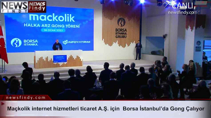 Maçkolik internet hizmetleri ticaret A.Ş. için Borsa İstanbul’da Gong Çalıyor