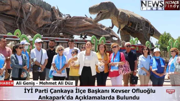 İYİ Parti Çankaya İlçe Başkanı Kevser Ofluoğlu Ankapark'da Açıklamalarda Bulundu