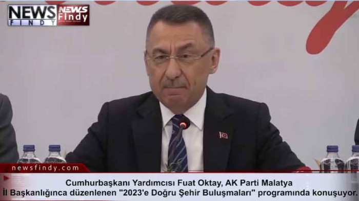 Cumhurbaşkanı Yardımcısı Fuat Oktay, AK Parti Malatya İl Başkanlığınca düzenlenen 