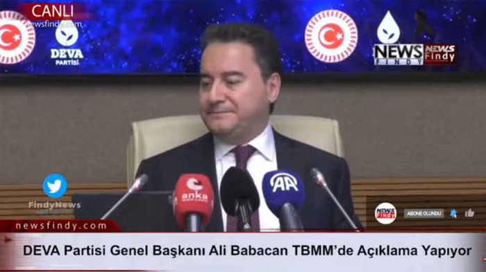 DEVA Partisi Genel Başkanı Ali Babacan TBMM’de Açıklama Yapıyor 19-10-2023