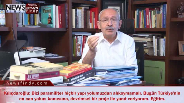 Kılıçdaroğlu Video Mesaj Bizi paramiliter hiçbir yapı yolumuzdan alıkoymamalı