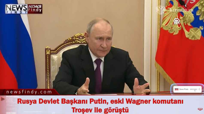 Rusya Devlet Başkanı Putin, eski Wagner komutanı Troşev ile görüştü Türkçe Açıklamalı