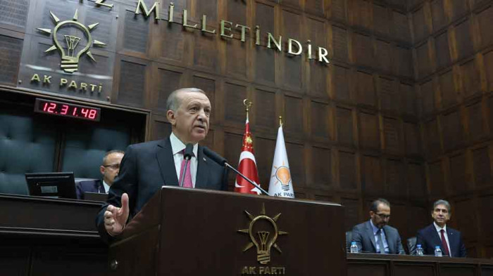 Cumhurbaşkanı Recep Tayyip Erdoğan partisinin Grup toplantısında konuşuyor 19-10-2022