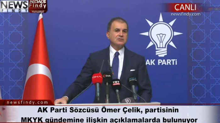 AK Parti Sözcüsü Ömer Çelik, partisinin MKYK gündemine ilişkin açıklamalarda bulunuyor 17-10-2022