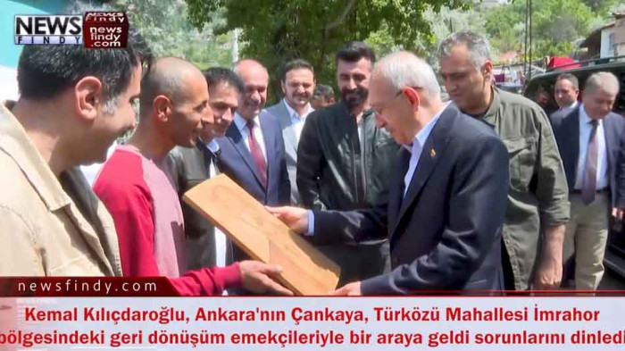 Kemal Kılıçdaroğlu, geri dönüşüm emekçileriyle bir araya geldi sorunlarını dinledi