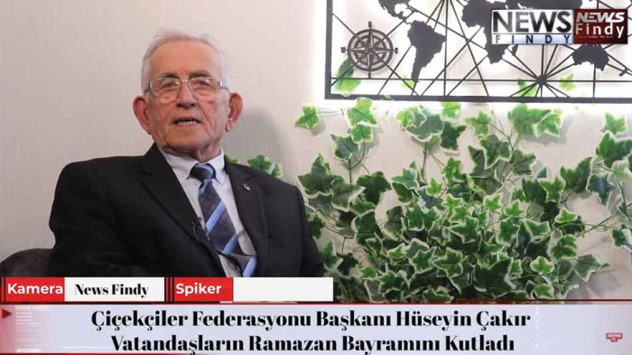 Çiçekçiler Federasyonu Başkanı Hüseyin Çakır Vatandaşların Bayramını Kutladı