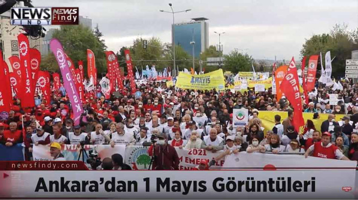Ankara'da 1 Mayıs Tandoğan Meydanı'nda Kutlandı