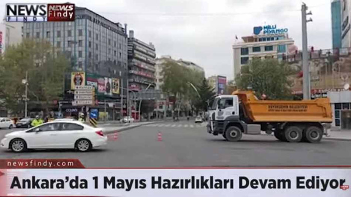 Ankara’da 1 Mayıs Hazırlıkları Devam Ediyor