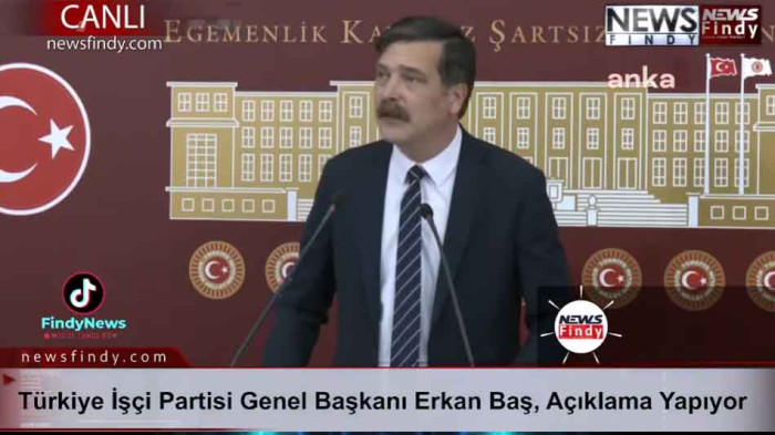 Türkiye İşçi Partisi Genel Başkanı Erkan Baş, Açıklama Yapıyor